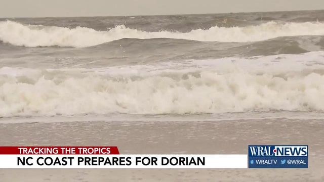 Tourists, residents of Carolina Beach have Dorian on their mind