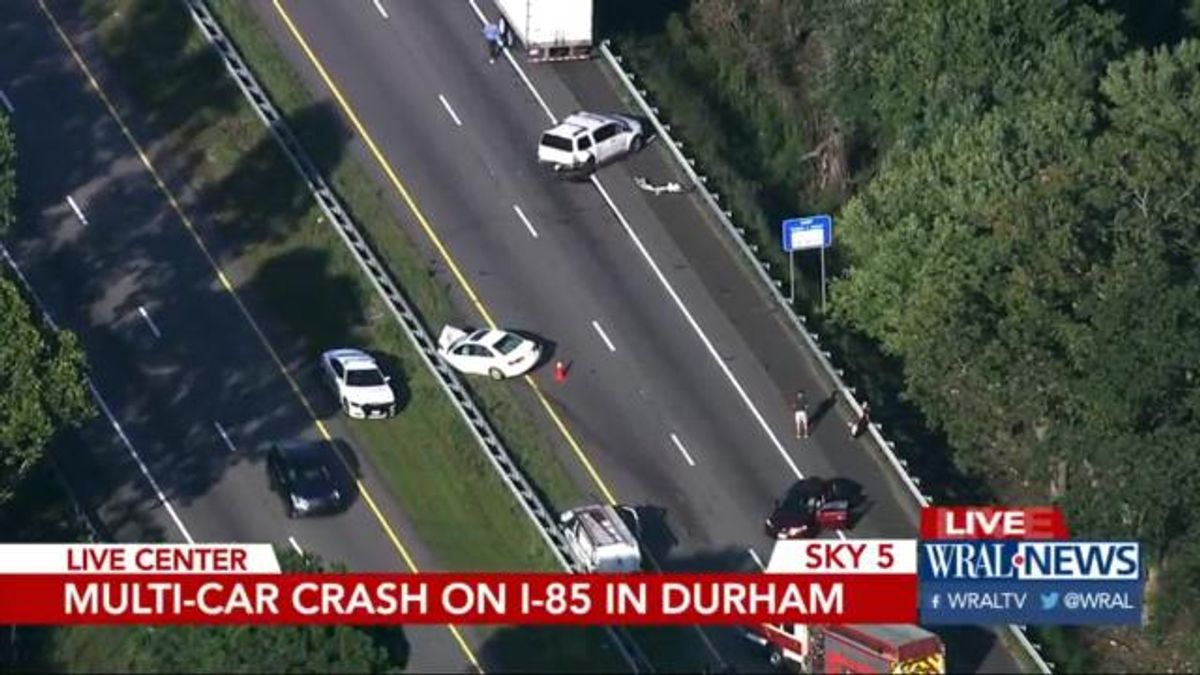 Multi-vehicle crash closes part of Interstate 85 North in Durham County ...