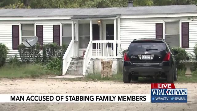 Deputies: Man used butcher knife to stab wife, 3 kids at Raleigh home
