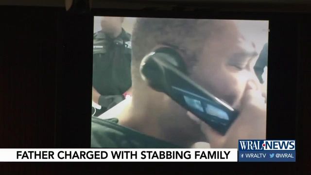 Father charged with stabbing family no stranger to law enforcement