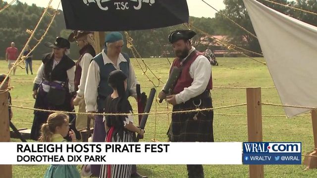 Children, parents have fun exploring at City of Oaks Pirate Fest