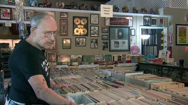 Johnston County music store owner has thousands and thousands (and thousands) of records