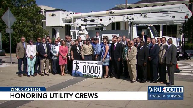 New specialty license plate recognizes state's utility crews