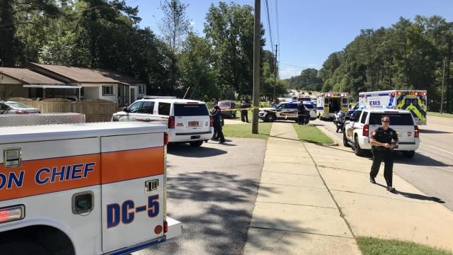 The scene of police activity in Cary as rescue workers arrive at the scene. The scene of police activity in Cary as rescue workers arrive at the scene.