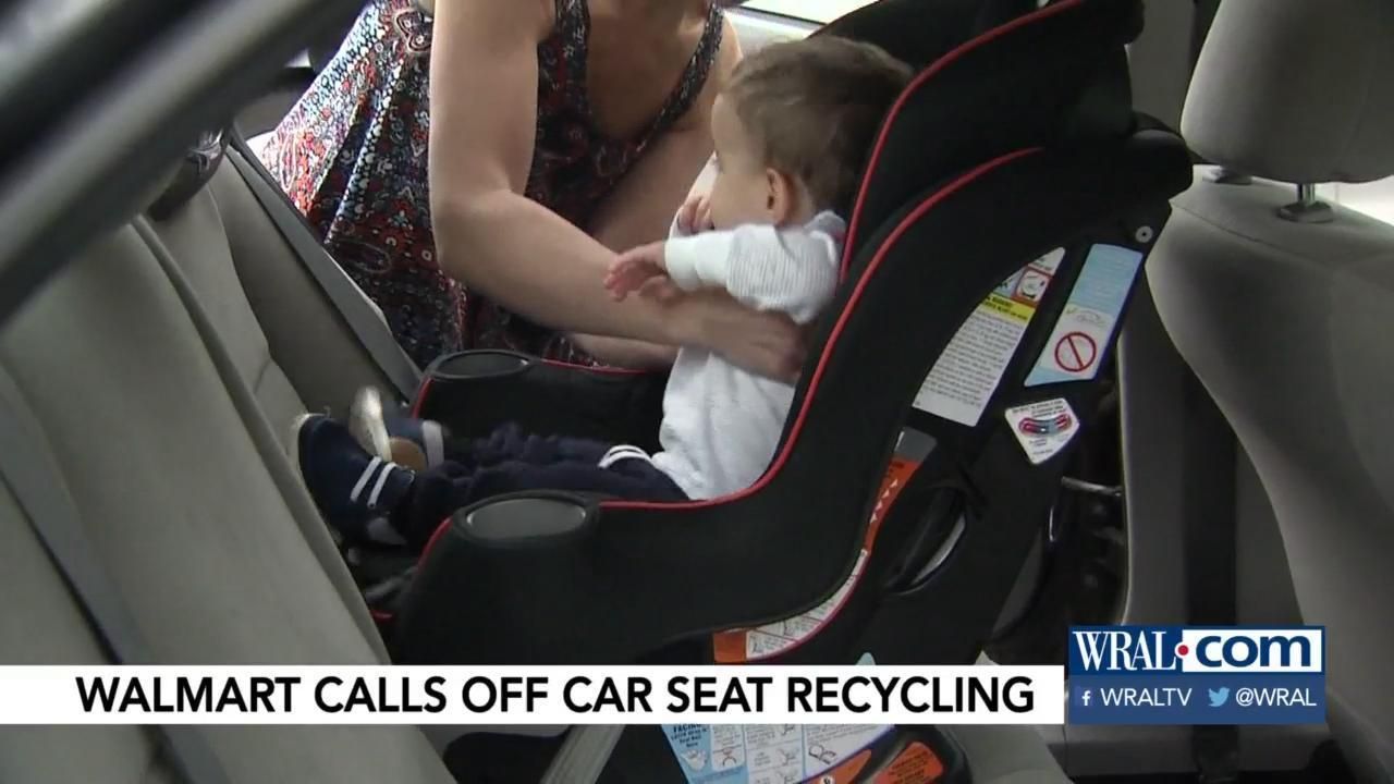 Walmart child on sale car seat recycling