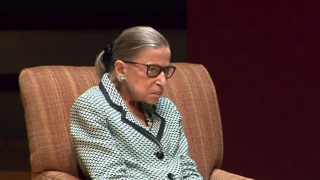 Ginsburg discusses her life, Supreme Court in Raleigh appearance