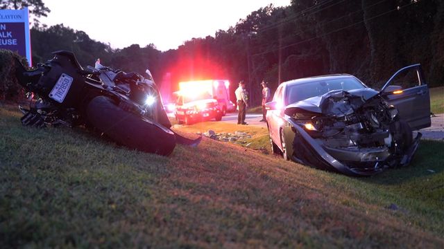Motorcyclist killed in crash in Johnston County