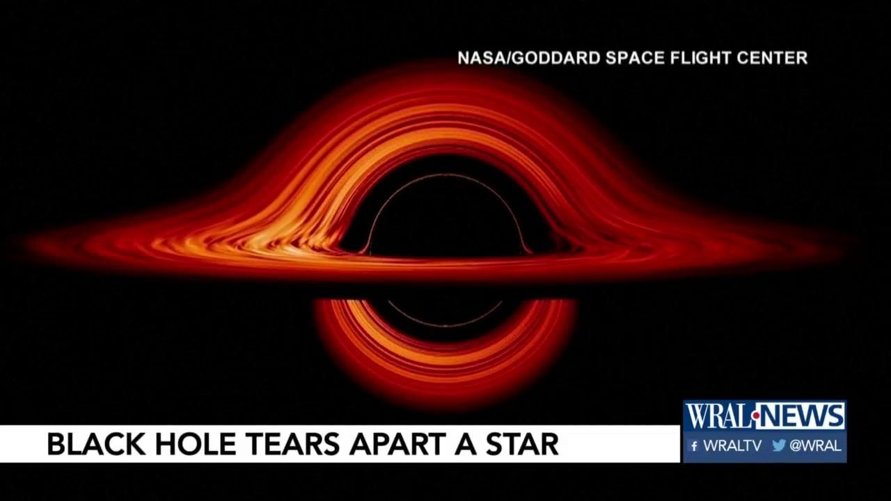 Black Hole Ripping Apart A Star