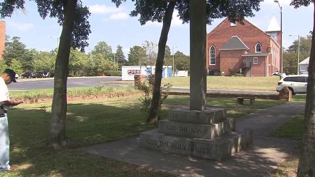 Fayetteville church victim of racist grafiti