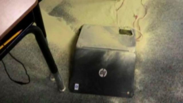 School system recalls Chromebooks after one catches fire
