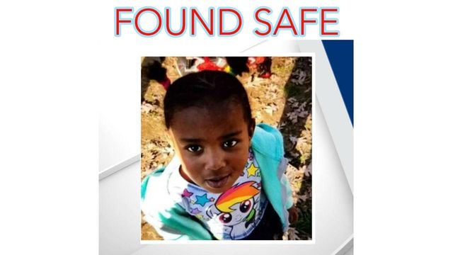 Missing 3-year-old found safe in Greensboro