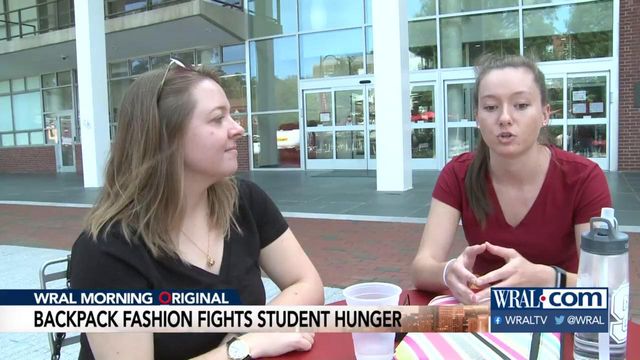 Backpack fashion at NC State fights hunger