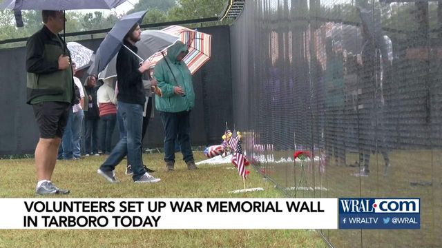 The Wall That Heals on display in Tarboro through Sunday