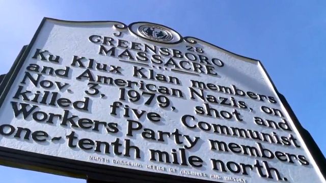 Memorial marks site of 'Greensboro Massacre'