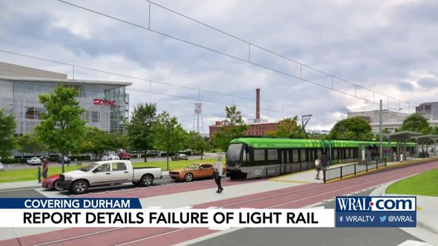 Report finds fault in Durham light rail project