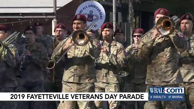 Fayetteville residents come together to honor vets in annual Veterans Day parade