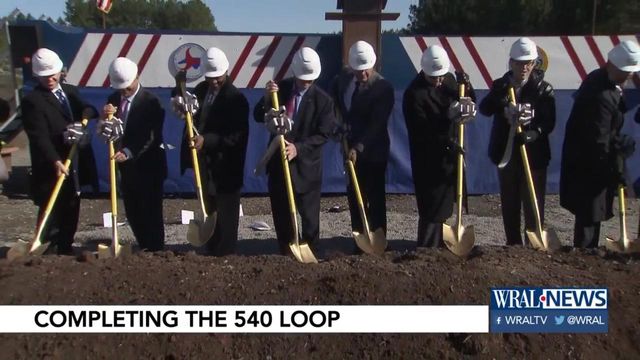 I-540 expansion officially underway