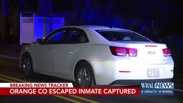 Officials: Escaped Orange County inmate took mother's car