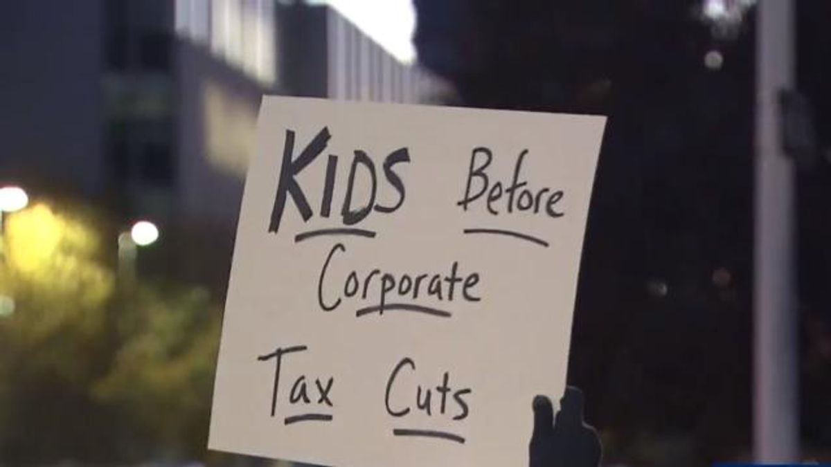 Wednesday's teacher rally in downtown Raleigh