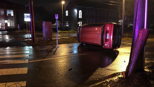 Crash reported near Durham School of the Arts