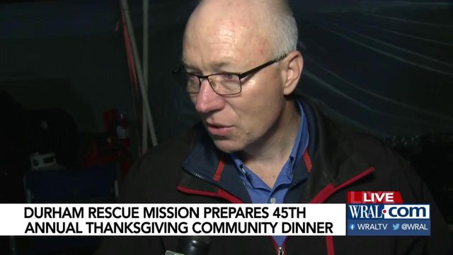 Durham Rescue Mission gives Thanksgiving to people who need it most