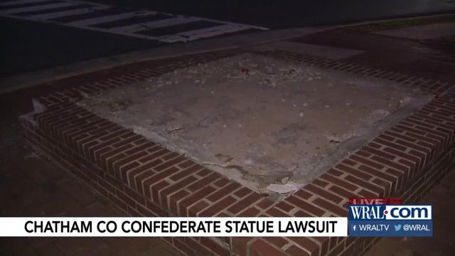Chatham Confederate statue to remain in storage