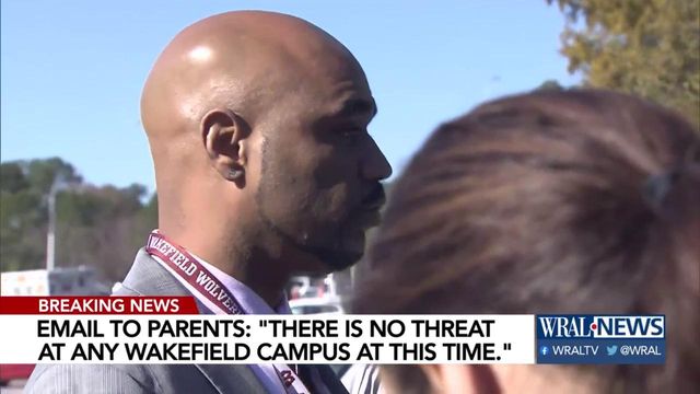 Wakefield High principal: No threat found after report of shots fired