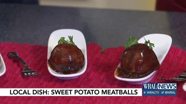 Local Dish: Sweet potato meatballs 