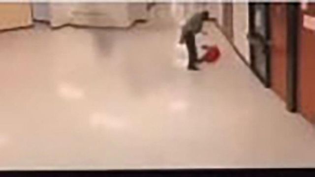 Raw: Vance SRO lifts, slams student to floor