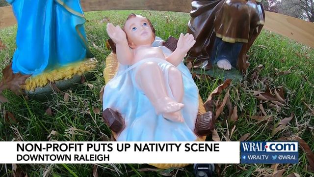 Nativity scene now up at State Capitol