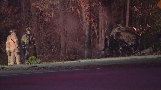 Two killed in car fire in north Raleigh