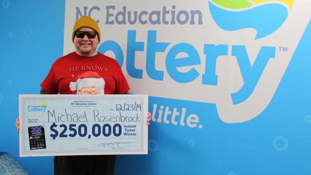 Michael Rosenbrock Mint Hill man wins $250,000 buying Christmas groceries, plans to start ...
