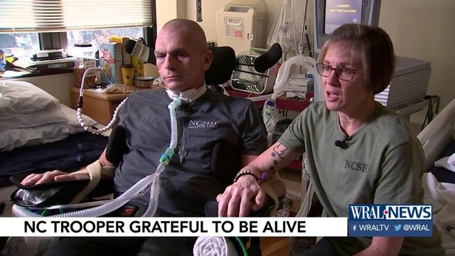 NC trooper now paralyzed speaks for first time since near fatal accident