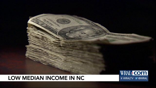 New report shows NC median income lower now than in 2000