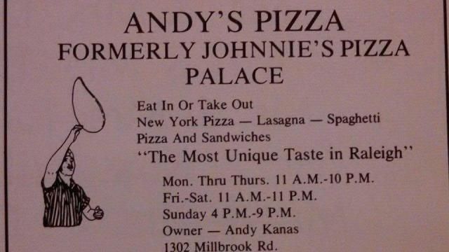 Andy's Pizza in Quail Corners
