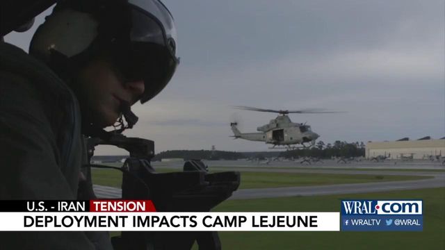 Camp Lejeune, Jacksonville residents seek support as Marines redirect to the Middle East