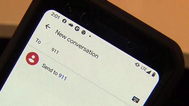 Wake 911 center can respond to emergency texts