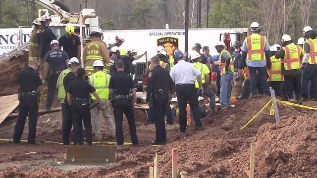 Construction crews were scheduled to assemble water meter, not work in trench