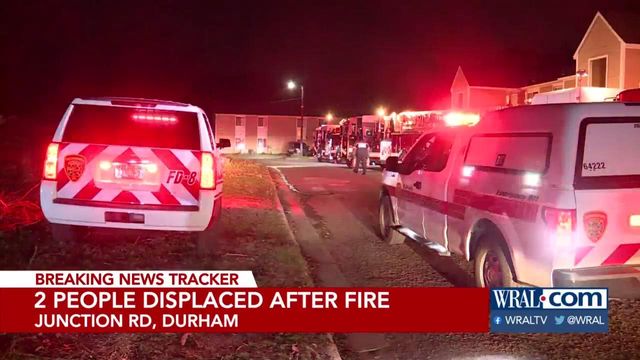Fire at multi-family apartment building in Durham displaces 2