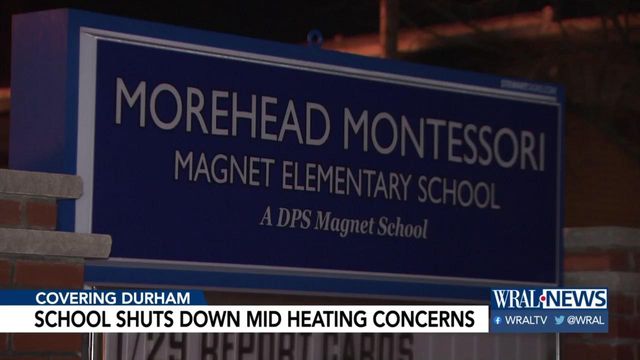Durham school shuts down amid heating concerns