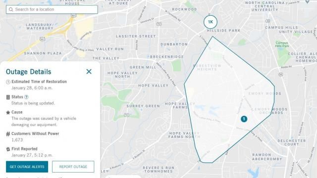Power outage in Durham area closes 3 schools, leaves over 1,600 without ...