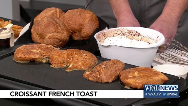 Celebrate National Croissant Day with a sweet recipe for croissant french toast!
