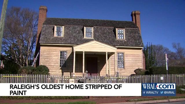 Raleigh's oldest home reveals secrets beneath centuries of paint