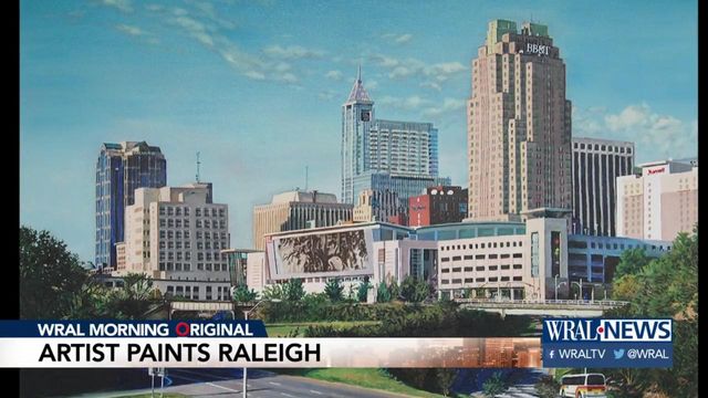Local artist paints Raleigh's most iconic scenes