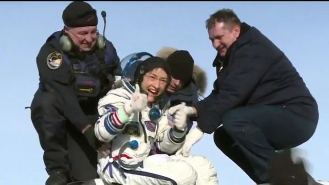 Back on solid ground: NC astronaut ends record-setting space flight