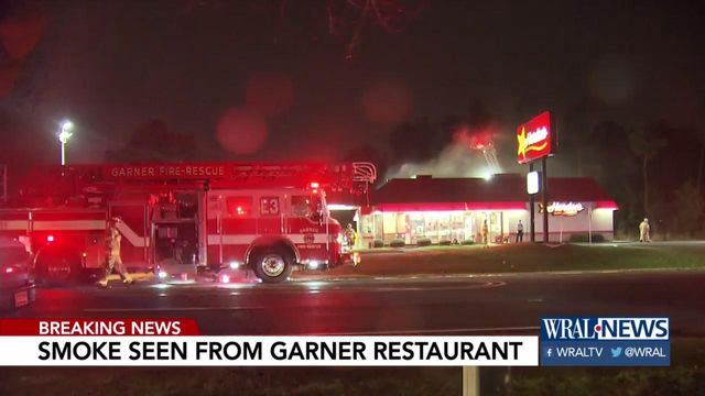Fire breaks out at Hardee's in Garner