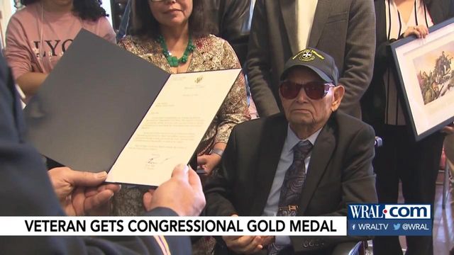 Veteran recognized with Congressional Gold Medal in Raleigh