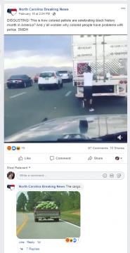 North Carolina Breaking News Facebook page post from Feb. 15, 2020