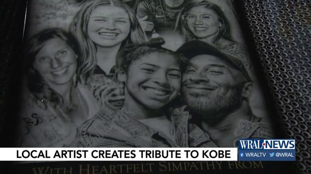 Bladen County man creates custom casket honoring Kobe Bryant's life