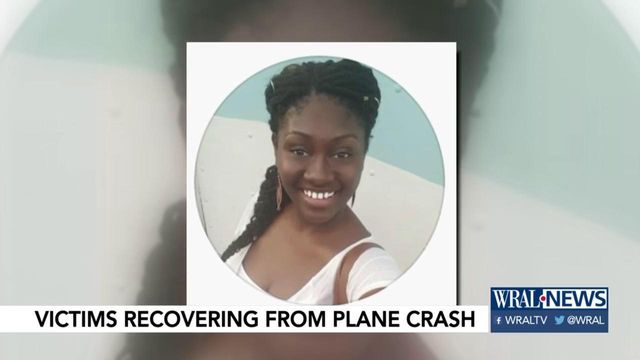 Family praying for young woman's recovery after shock plane ride, crash